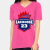 Ladies' Relaxed Jersey V-Neck T-Shirt Thumbnail