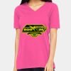 Ladies' Relaxed Jersey V-Neck T-Shirt Thumbnail