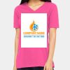 Ladies' Relaxed Jersey V-Neck T-Shirt Thumbnail