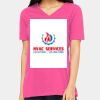 Ladies' Relaxed Jersey V-Neck T-Shirt Thumbnail