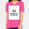 Ladies' Relaxed Jersey V-Neck T-Shirt Thumbnail