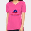 Ladies' Relaxed Jersey V-Neck T-Shirt Thumbnail