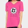 Ladies' Relaxed Jersey V-Neck T-Shirt Thumbnail