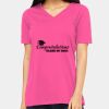 Ladies' Relaxed Jersey V-Neck T-Shirt Thumbnail