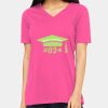 Ladies' Relaxed Jersey V-Neck T-Shirt Thumbnail