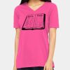 Ladies' Relaxed Jersey V-Neck T-Shirt Thumbnail