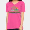 Ladies' Relaxed Jersey V-Neck T-Shirt Thumbnail