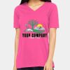 Ladies' Relaxed Jersey V-Neck T-Shirt Thumbnail