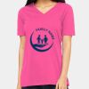 Ladies' Relaxed Jersey V-Neck T-Shirt Thumbnail