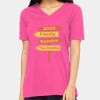 Ladies' Relaxed Jersey V-Neck T-Shirt Thumbnail