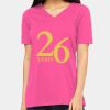 Ladies' Relaxed Jersey V-Neck T-Shirt Thumbnail