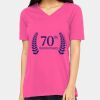 Ladies' Relaxed Jersey V-Neck T-Shirt Thumbnail