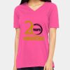 Ladies' Relaxed Jersey V-Neck T-Shirt Thumbnail