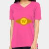 Ladies' Relaxed Jersey V-Neck T-Shirt Thumbnail