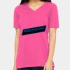 Ladies' Relaxed Jersey V-Neck T-Shirt Thumbnail