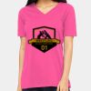 Ladies' Relaxed Jersey V-Neck T-Shirt Thumbnail