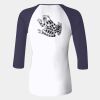 Ladies' Baby Rib Three-QuarterSleeve Contrast Raglan T-Shirt Thumbnail