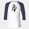 Ladies' Baby Rib Three-QuarterSleeve Contrast Raglan T-Shirt Thumbnail