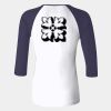 Ladies' Baby Rib Three-QuarterSleeve Contrast Raglan T-Shirt Thumbnail