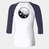 Ladies' Baby Rib Three-QuarterSleeve Contrast Raglan T-Shirt Thumbnail