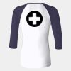 Ladies' Baby Rib Three-QuarterSleeve Contrast Raglan T-Shirt Thumbnail