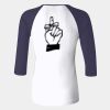 Ladies' Baby Rib Three-QuarterSleeve Contrast Raglan T-Shirt Thumbnail