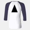 Ladies' Baby Rib Three-QuarterSleeve Contrast Raglan T-Shirt Thumbnail