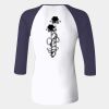 Ladies' Baby Rib Three-QuarterSleeve Contrast Raglan T-Shirt Thumbnail