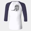 Ladies' Baby Rib Three-QuarterSleeve Contrast Raglan T-Shirt Thumbnail