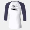 Ladies' Baby Rib Three-QuarterSleeve Contrast Raglan T-Shirt Thumbnail