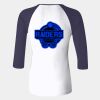 Ladies' Baby Rib Three-QuarterSleeve Contrast Raglan T-Shirt Thumbnail