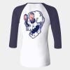 Ladies' Baby Rib Three-QuarterSleeve Contrast Raglan T-Shirt Thumbnail