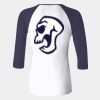 Ladies' Baby Rib Three-QuarterSleeve Contrast Raglan T-Shirt Thumbnail