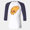 Ladies' Baby Rib Three-QuarterSleeve Contrast Raglan T-Shirt Thumbnail