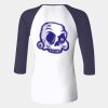 Ladies' Baby Rib Three-QuarterSleeve Contrast Raglan T-Shirt Thumbnail