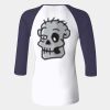 Ladies' Baby Rib Three-QuarterSleeve Contrast Raglan T-Shirt Thumbnail