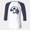 Ladies' Baby Rib Three-QuarterSleeve Contrast Raglan T-Shirt Thumbnail