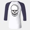 Ladies' Baby Rib Three-QuarterSleeve Contrast Raglan T-Shirt Thumbnail