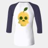 Ladies' Baby Rib Three-QuarterSleeve Contrast Raglan T-Shirt Thumbnail