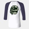 Ladies' Baby Rib Three-QuarterSleeve Contrast Raglan T-Shirt Thumbnail