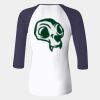 Ladies' Baby Rib Three-QuarterSleeve Contrast Raglan T-Shirt Thumbnail