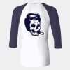 Ladies' Baby Rib Three-QuarterSleeve Contrast Raglan T-Shirt Thumbnail