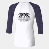 Ladies' Baby Rib Three-QuarterSleeve Contrast Raglan T-Shirt Thumbnail