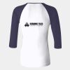 Ladies' Baby Rib Three-QuarterSleeve Contrast Raglan T-Shirt Thumbnail