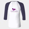 Ladies' Baby Rib Three-QuarterSleeve Contrast Raglan T-Shirt Thumbnail