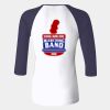 Ladies' Baby Rib Three-QuarterSleeve Contrast Raglan T-Shirt Thumbnail