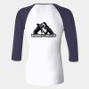 Ladies' Baby Rib Three-QuarterSleeve Contrast Raglan T-Shirt Thumbnail