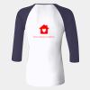 Ladies' Baby Rib Three-QuarterSleeve Contrast Raglan T-Shirt Thumbnail