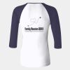 Ladies' Baby Rib Three-QuarterSleeve Contrast Raglan T-Shirt Thumbnail