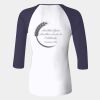 Ladies' Baby Rib Three-QuarterSleeve Contrast Raglan T-Shirt Thumbnail